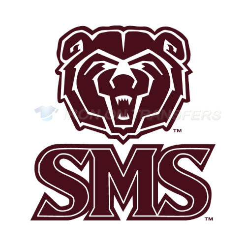 Southwest Missouri State Bears Logo T-shirts Iron On Transfers N - Click Image to Close